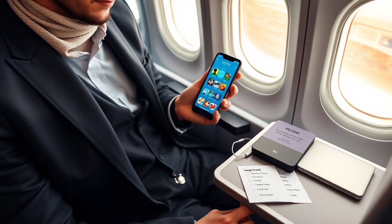 best phone games for airplane
