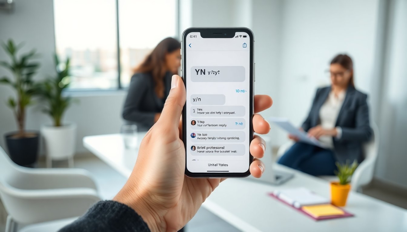 what does yn mean in text